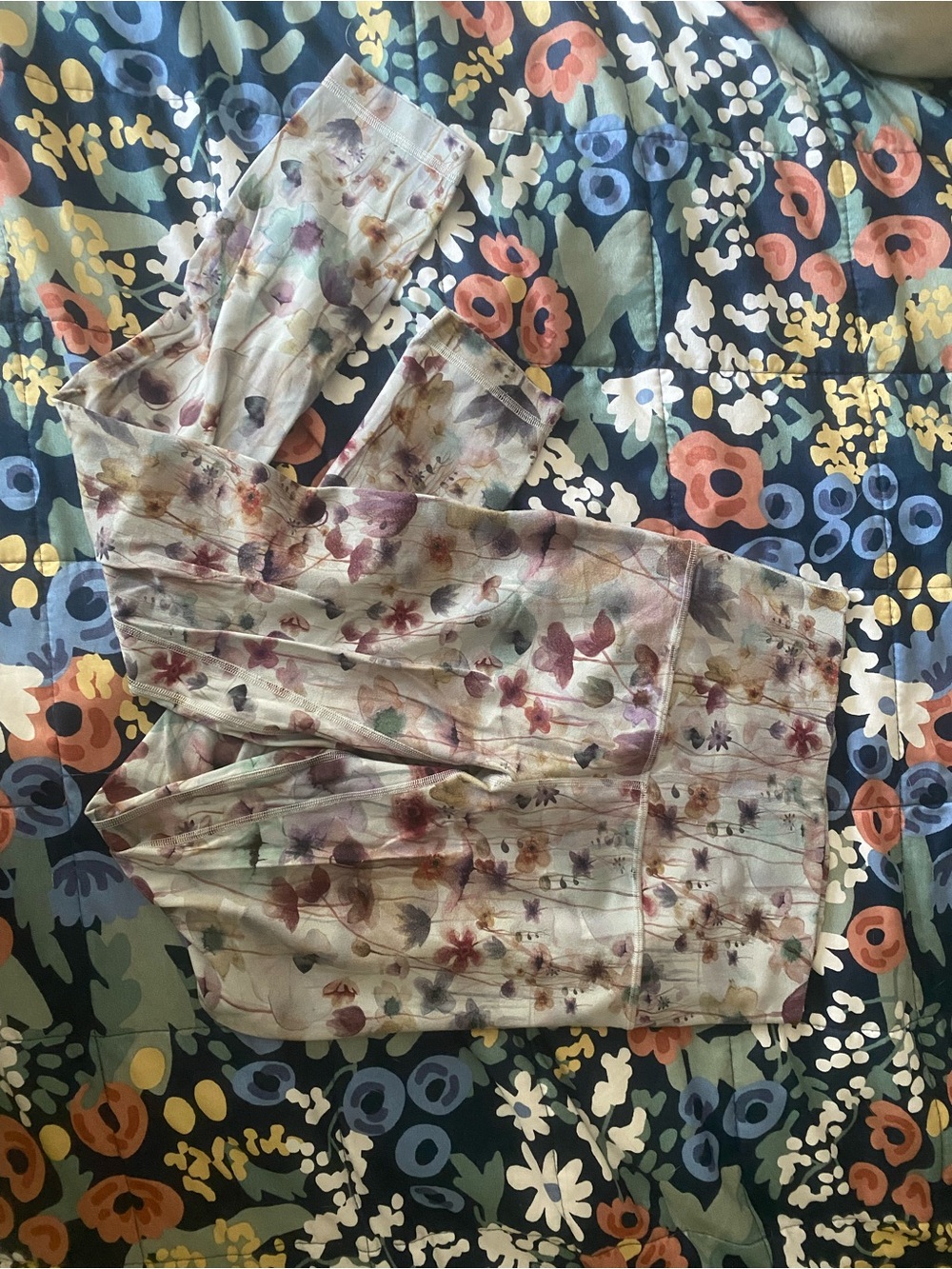 Floral Lululemon align leggings Pastel Multicolor